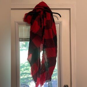 Oversized blanket scarf